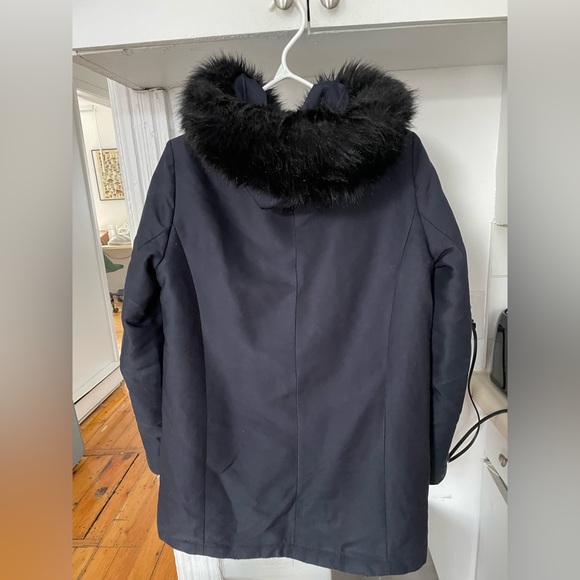 SOLD Zara Navy Winter Coat - Picture 6 of 6